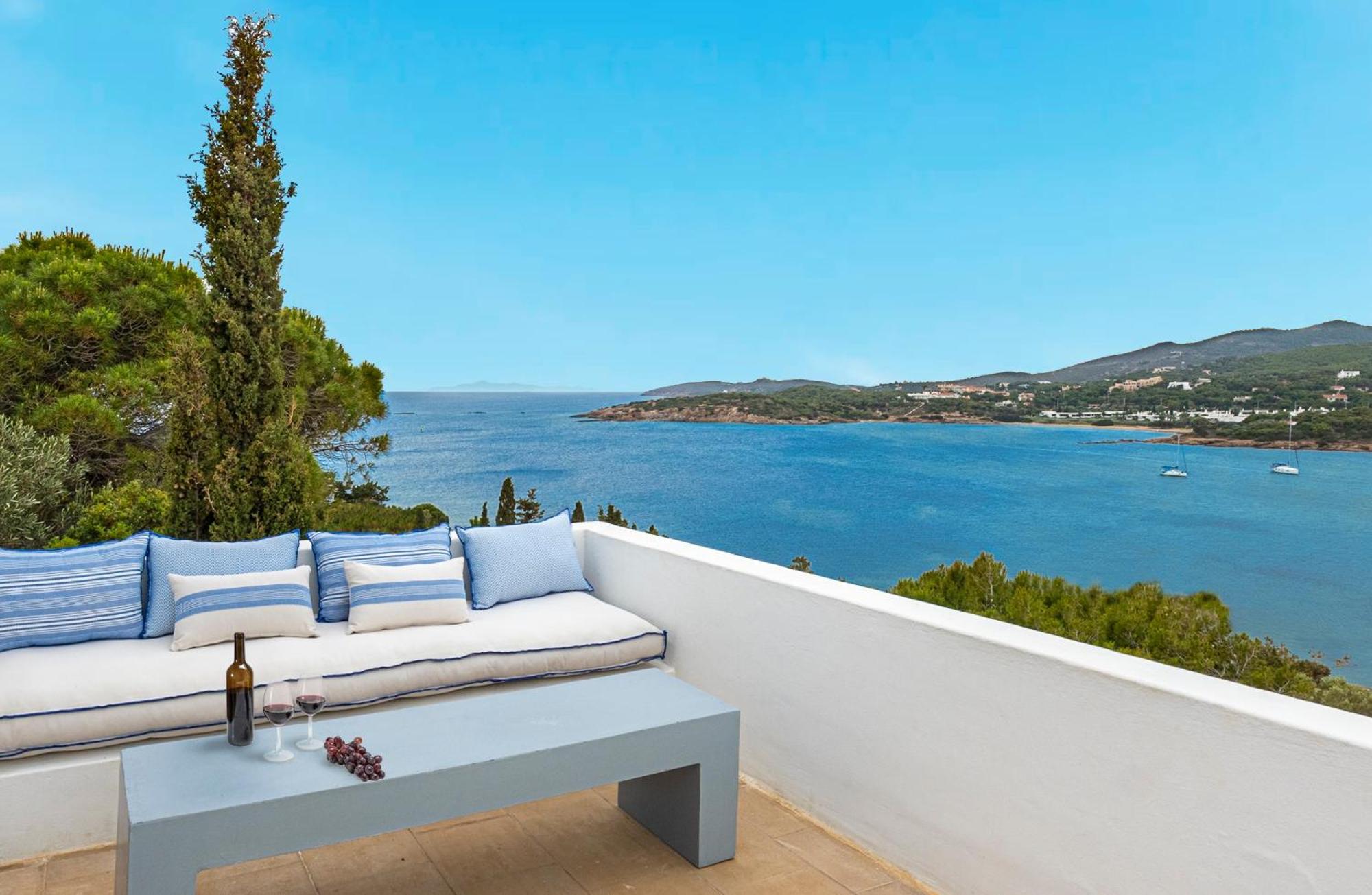 Hidesign Athens Villa In Sounio Sunion Exteriör bild